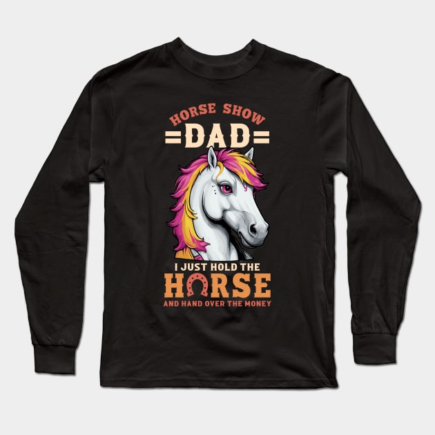 Driving My Husband Crazy One Horse At A Time Long Sleeve T-Shirt by biNutz